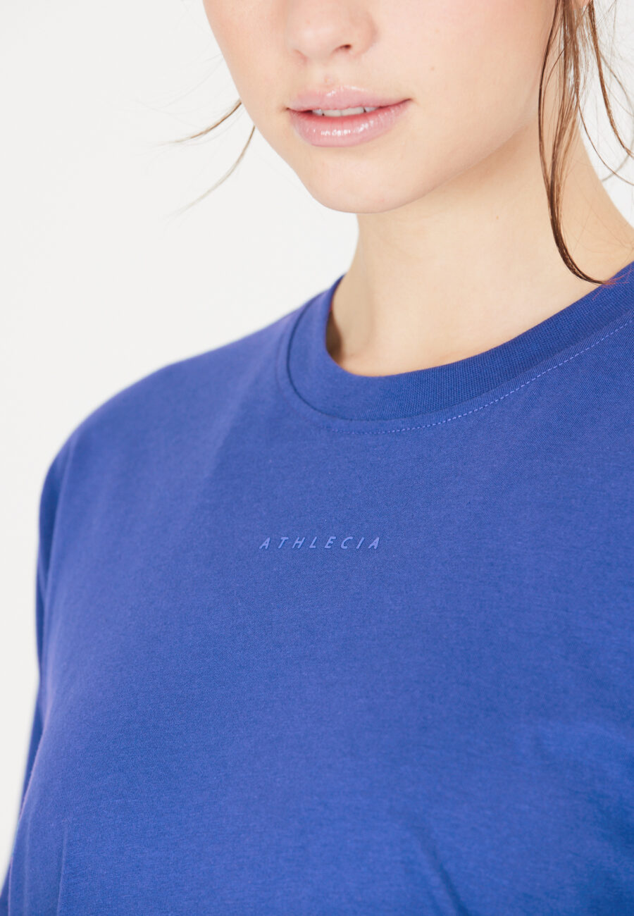 Athlecia Elina Soft Cotton Oversized Tee, Cobalt - Bild 5