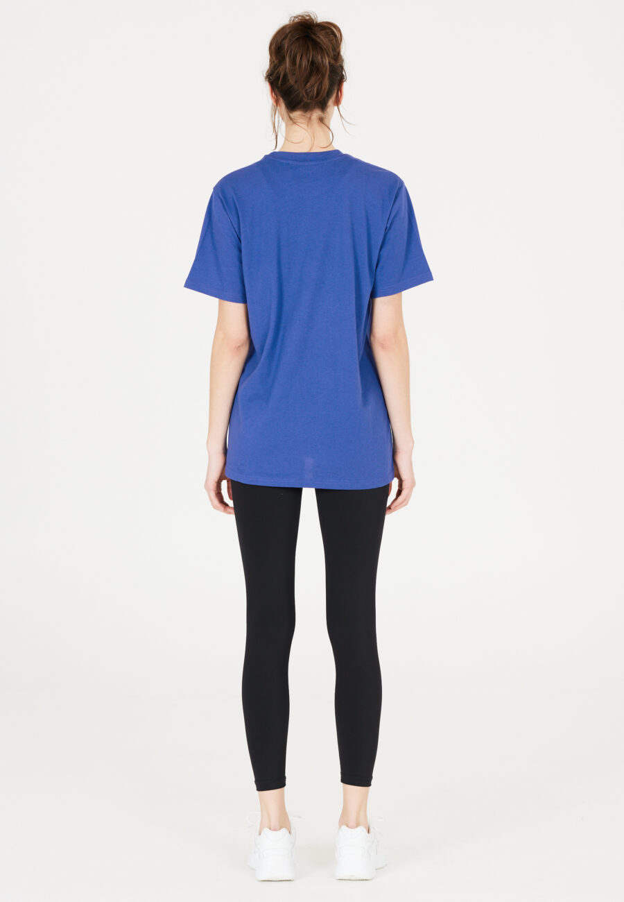 Athlecia Elina Soft Cotton Oversized Tee, Cobalt - Bild 3