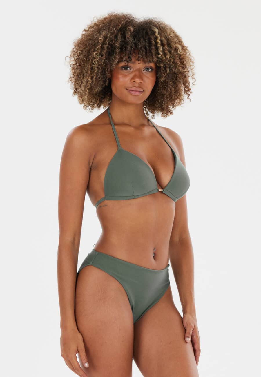 Athlecia Bay Bikini Top with Triangle Design, Balsam Green - Bild 3