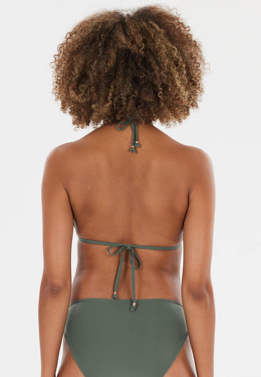Athlecia Bay Bikini Top with Triangle Design, Balsam Green - Bild 2