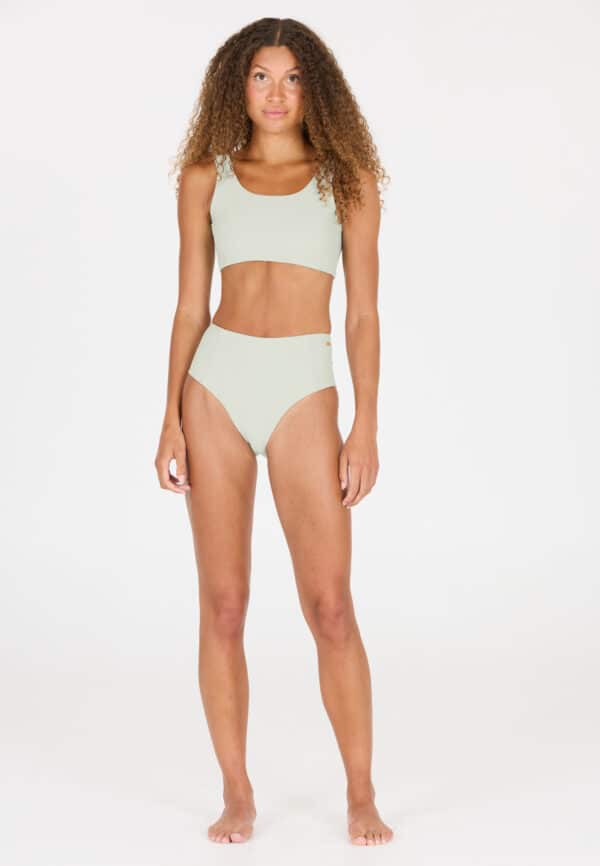 Athlecia Bay W High Waisted Bikini Brief, Pigeon