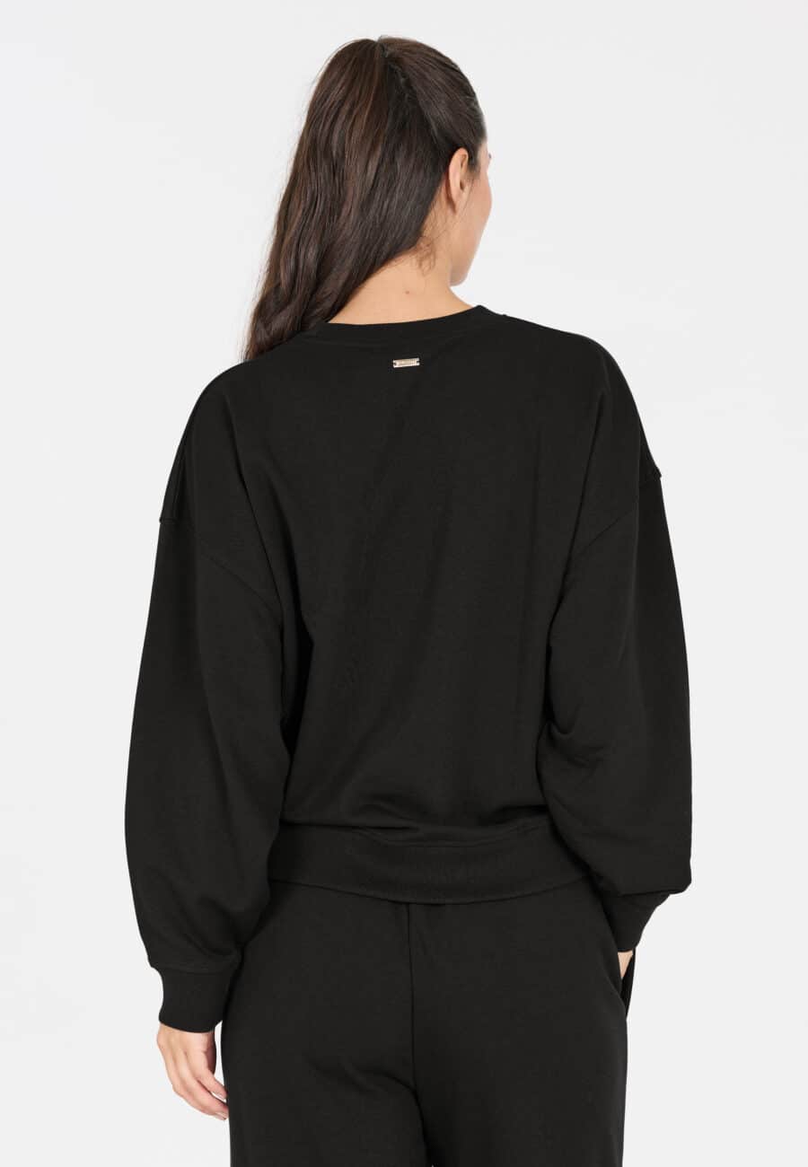 Athlecia Crecy W Cozy Crew Neck Sweatshirt, Black - Bild 4