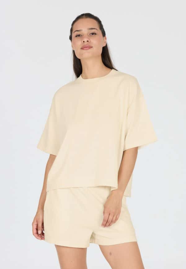 Athlecia Crecy Stylish Short Sleeve T-shirt, Whisper White