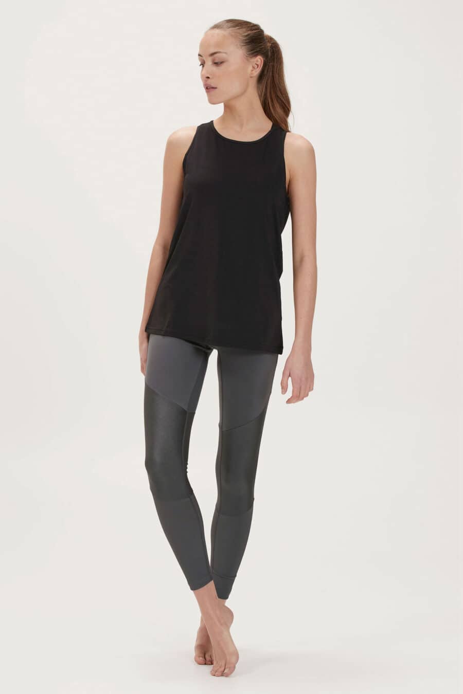 Athlecia Mota Soft Top, Black Melange - Bild 4