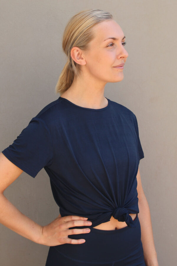 Athlecia Lizzy T-shirt, Dark Sapphire