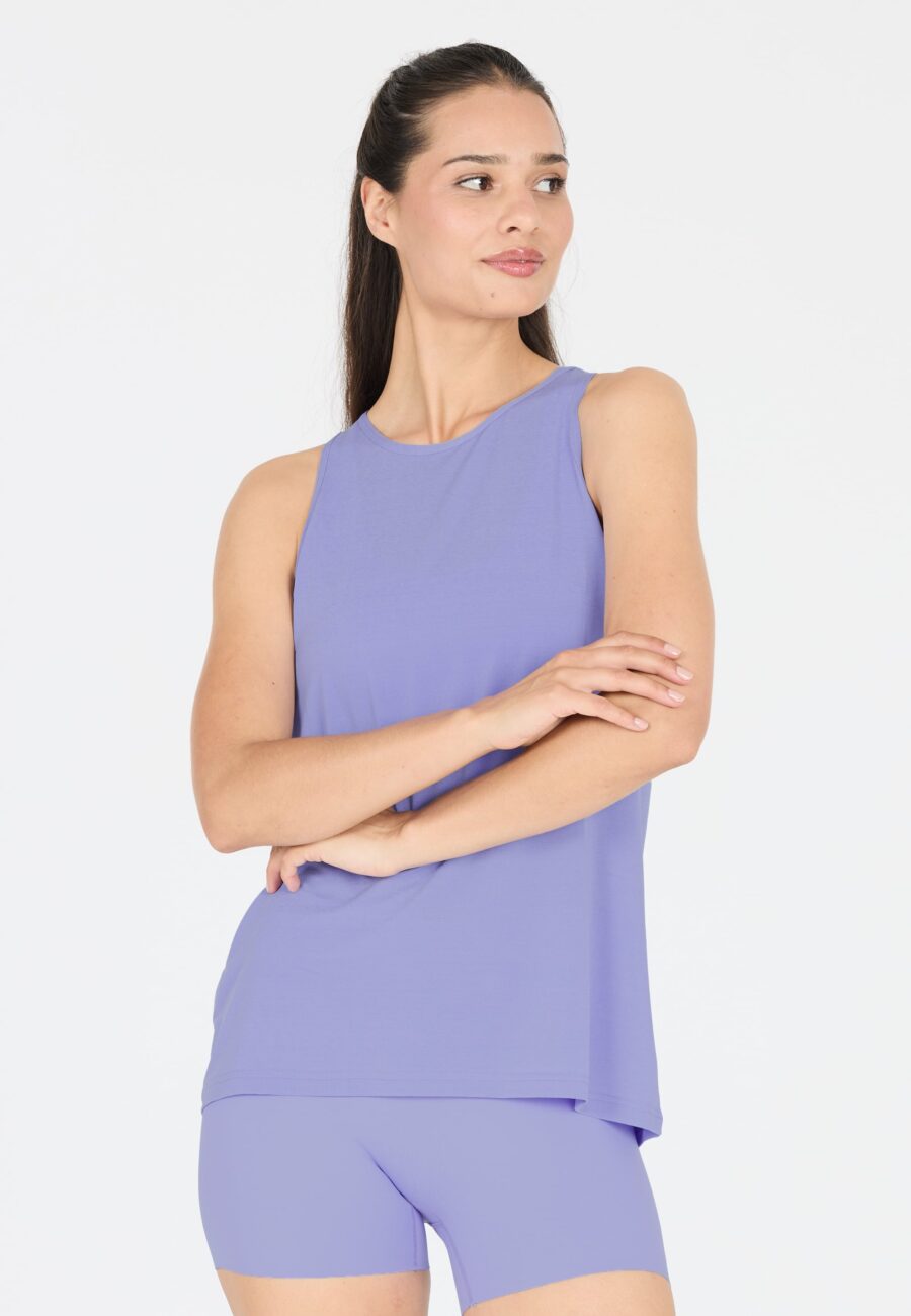 Athlecia Mota Soft Stretch Sports Top, Jacaranda