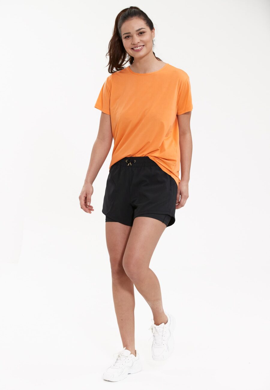 Athlecia Timmie V2 Comfort 2-in-1 Shorts, Black - Bild 2