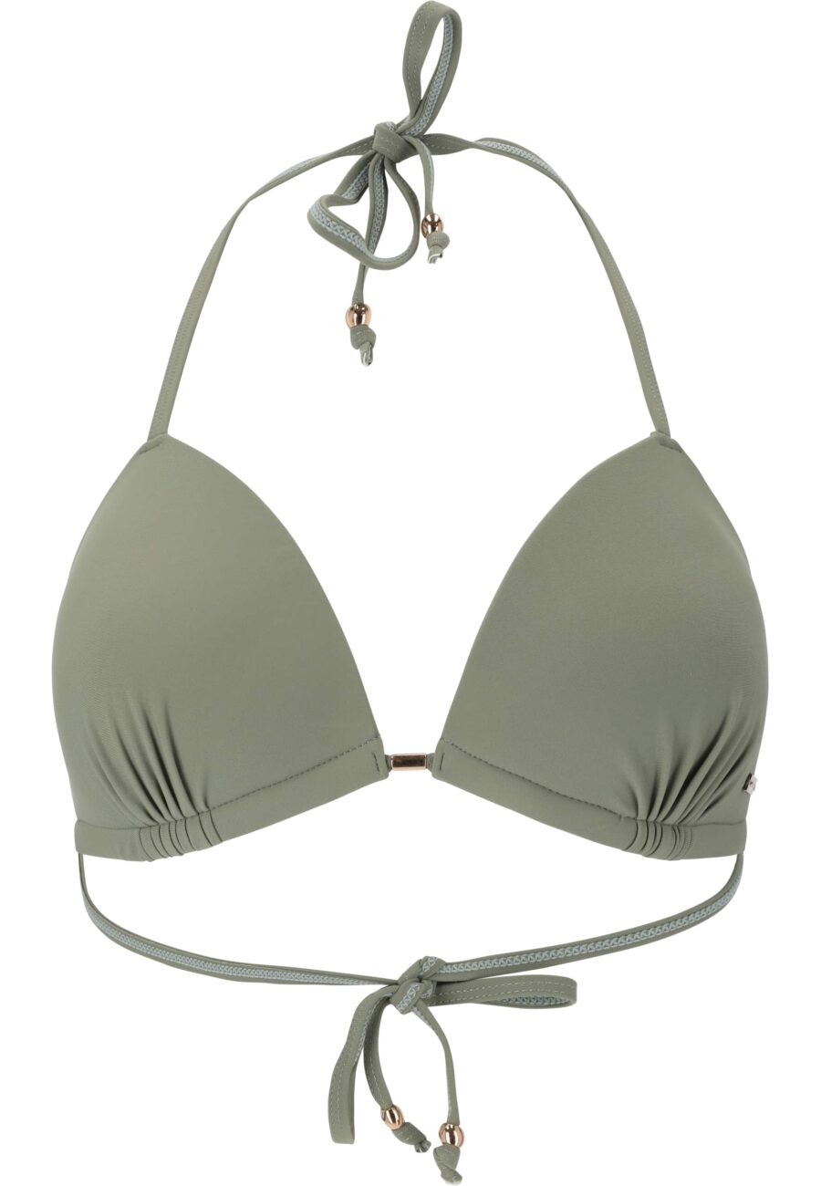 Athlecia Aqumiee W Stylish Triangle Bikini Top, Smoked Sage - Bild 2