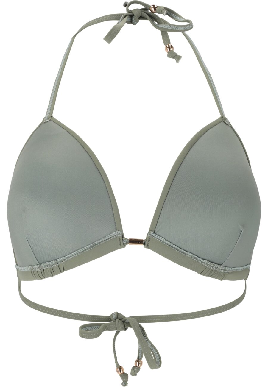 Athlecia Aqumiee W Stylish Triangle Bikini Top, Smoked Sage - Bild 3