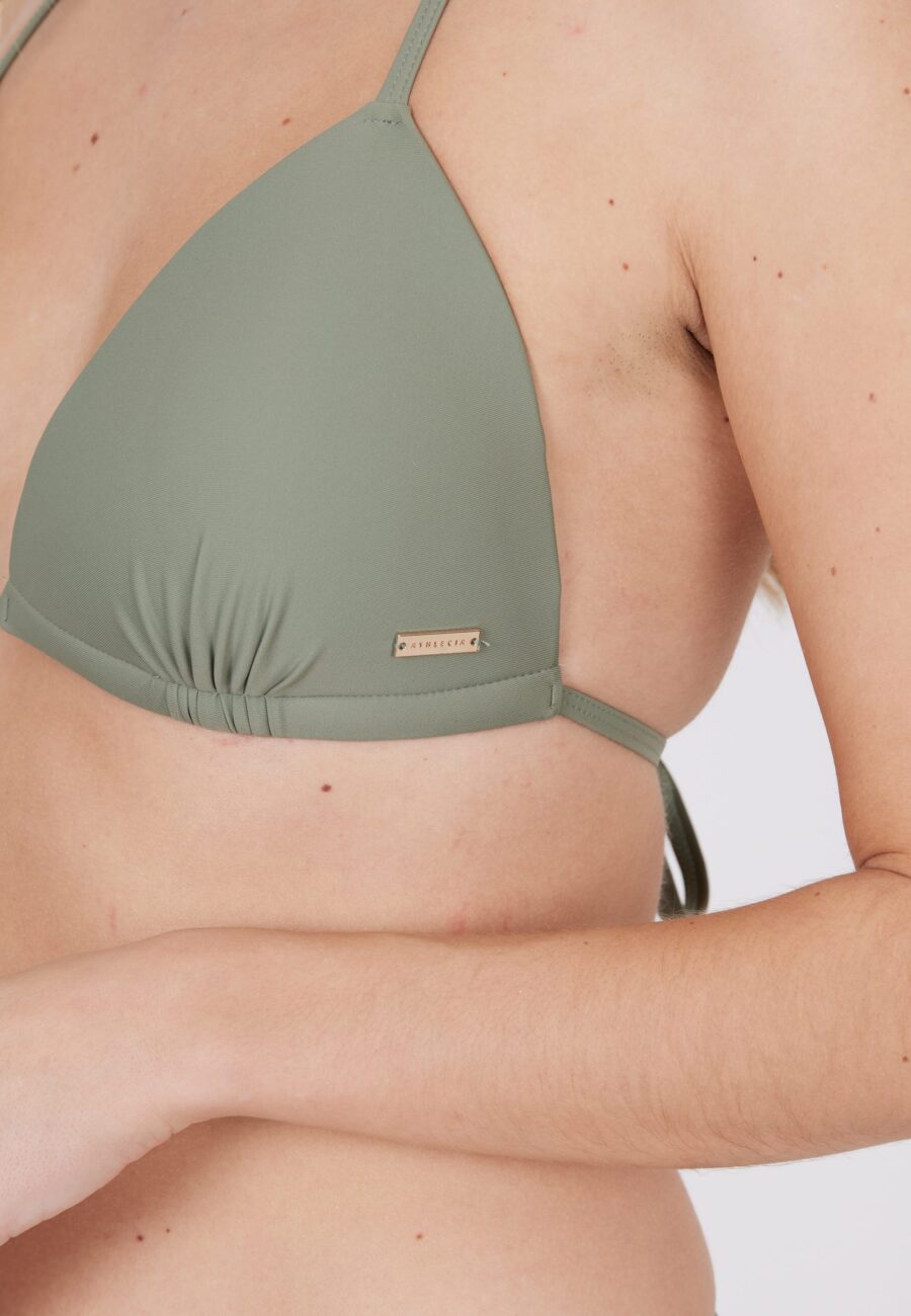 Athlecia Aqumiee W Stylish Triangle Bikini Top, Smoked Sage - Bild 5
