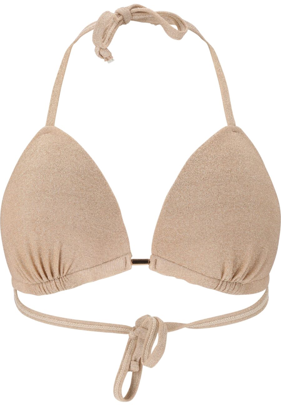 Athlecia Valeny Shimmer Bikini Top, Desert Taupe - Bild 2