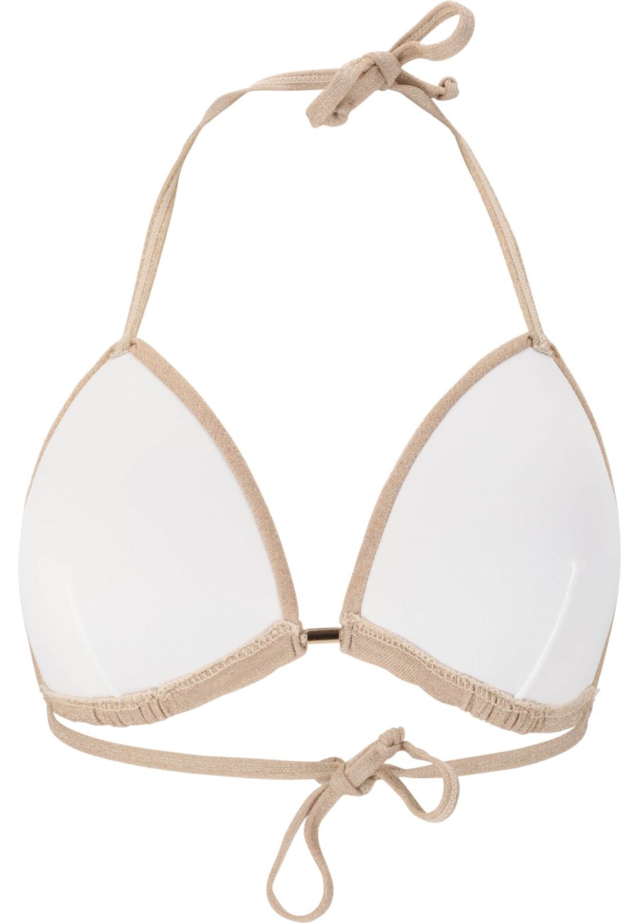 Athlecia Valeny Shimmer Bikini Top, Desert Taupe - Bild 3