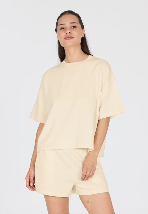 Athlecia Crecy W Cozy Crew Neck Sweatshirt, Whisper White