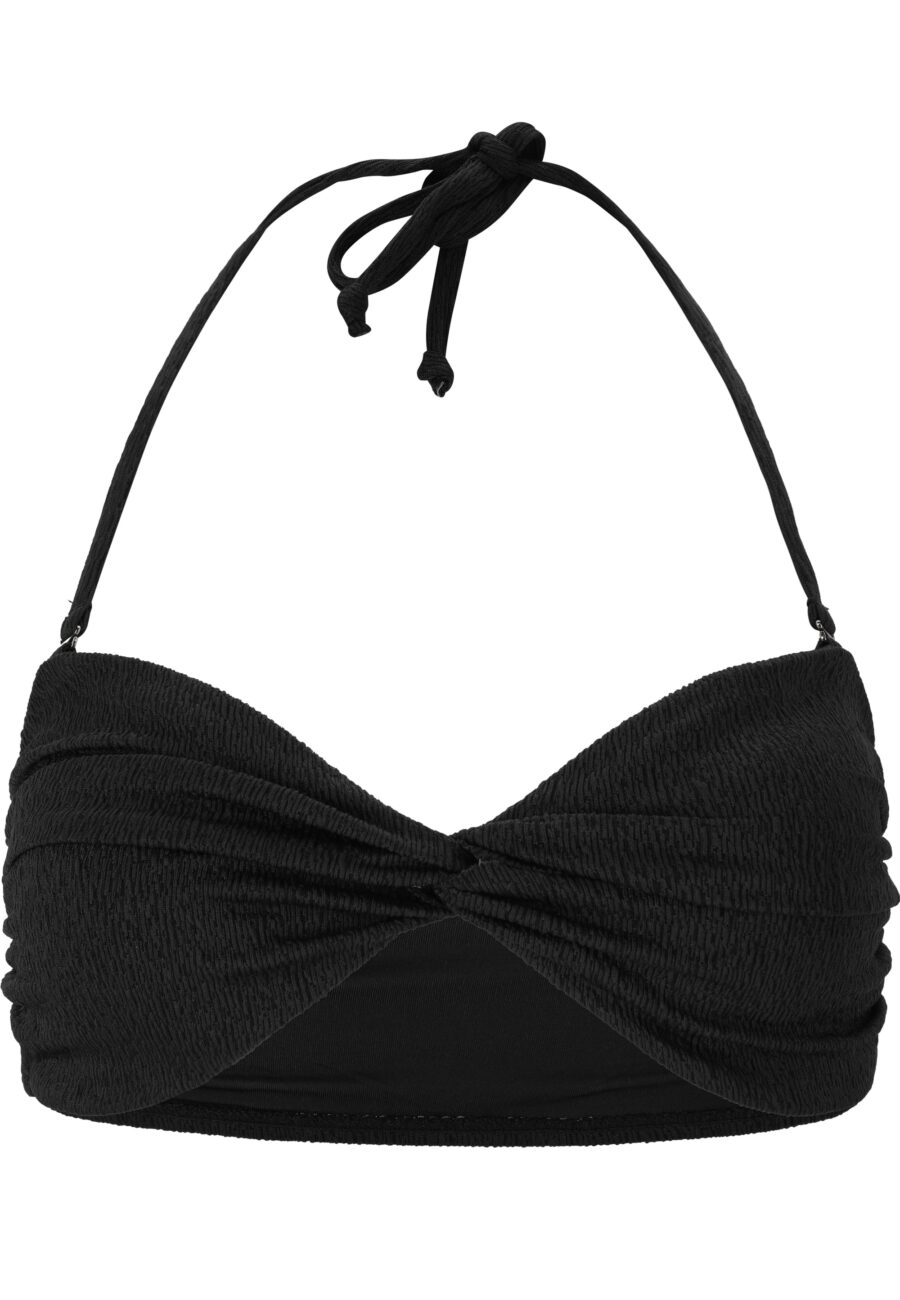 Athlecia Larinie Knot Bikini Top, Black - Bild 2