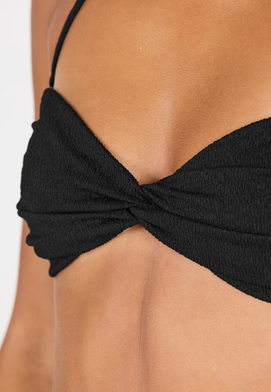 Athlecia Larinie Knot Bikini Top, Black - Bild 6