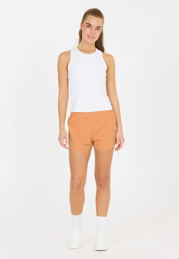 Athlecia Arilay Workout Shorts, Peach Cobbler