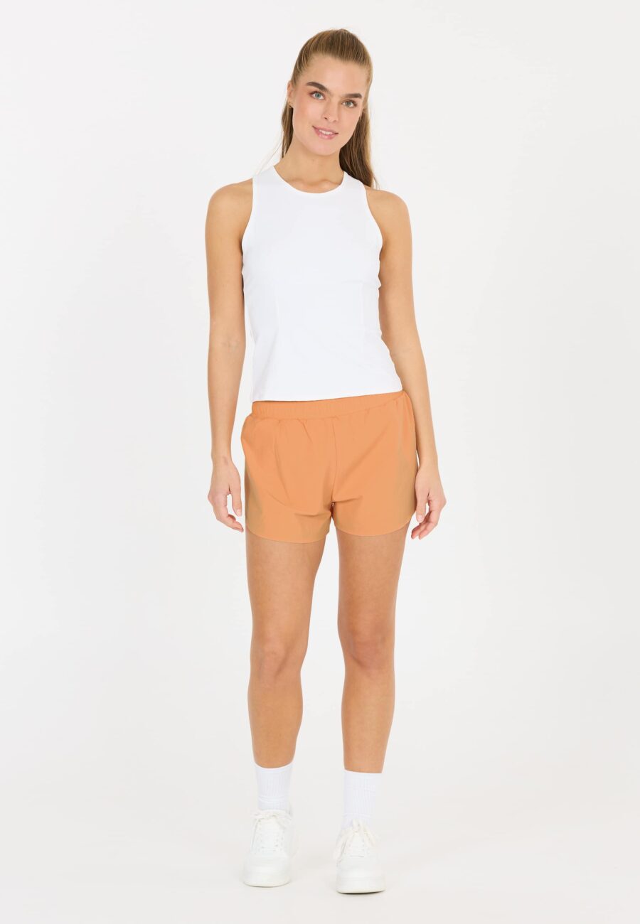Athlecia Arilay Workout Shorts, Peach Cobbler
