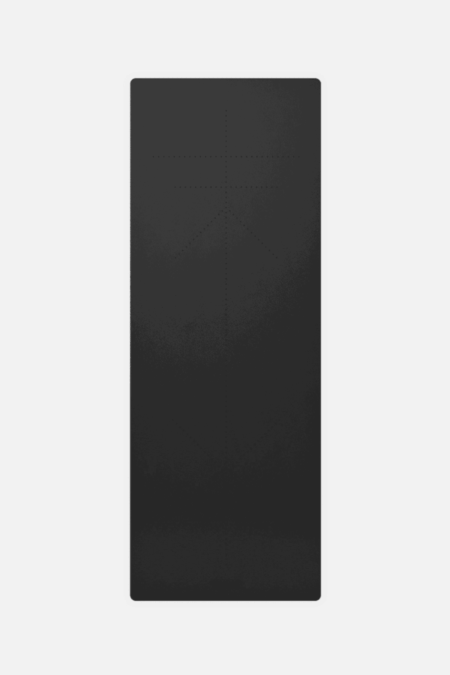 Yuman Yoga Mat Origin 4mm Guides Engraved, Coal - Bild 2