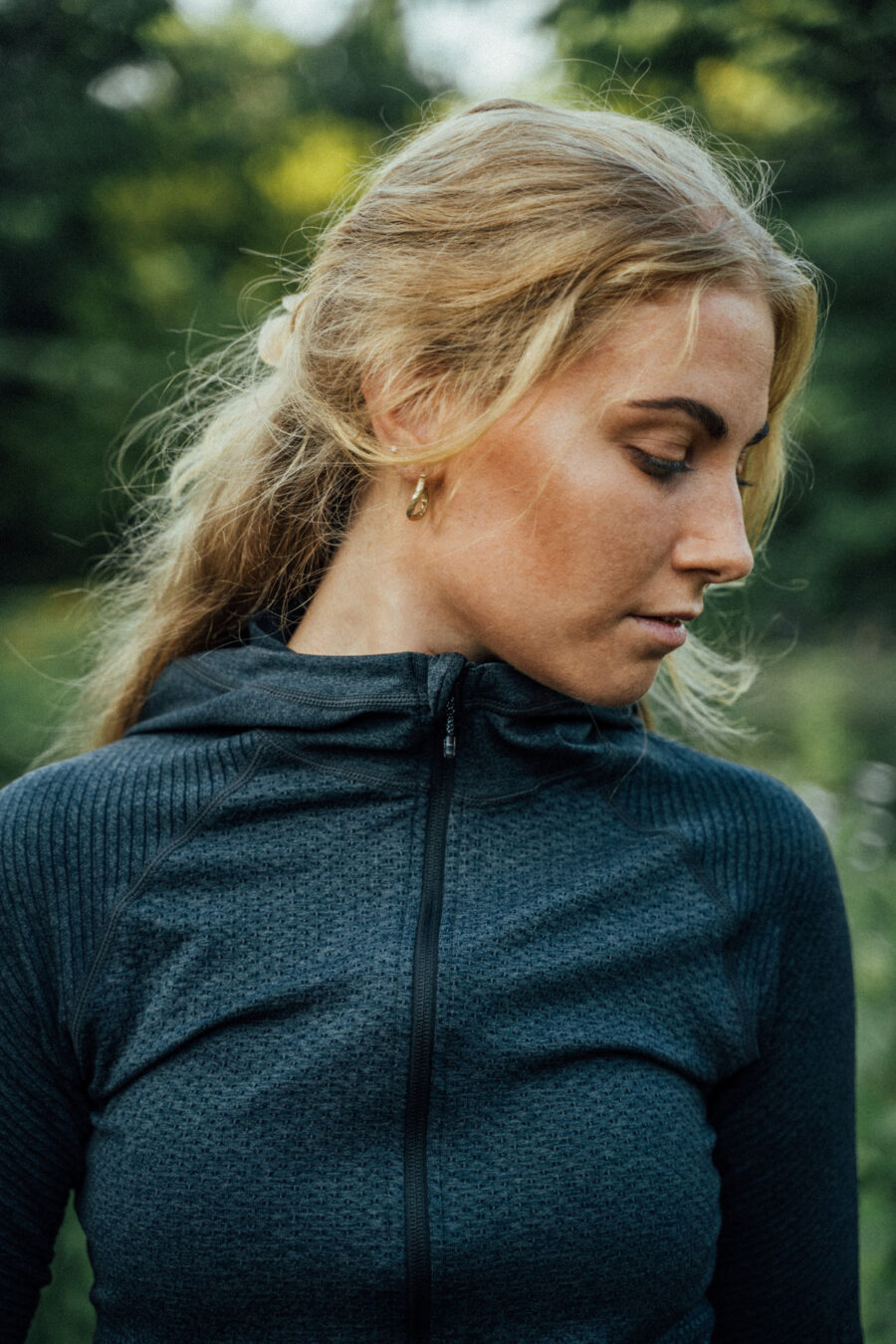 Athlecia Alysa Melange Hoodie, Black - Image 9