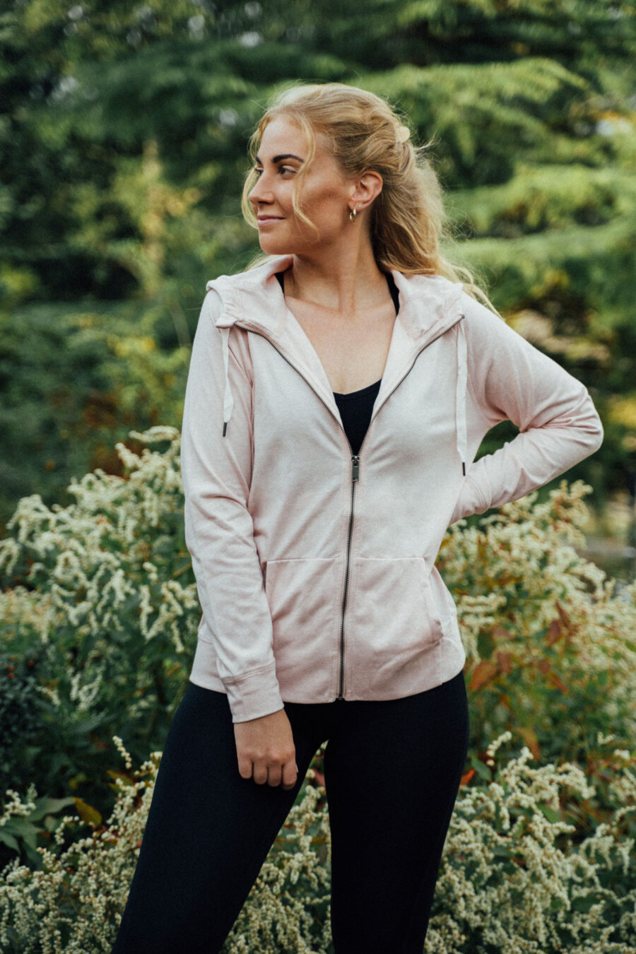 Athlecia Watam Melange Hoodie, Pink