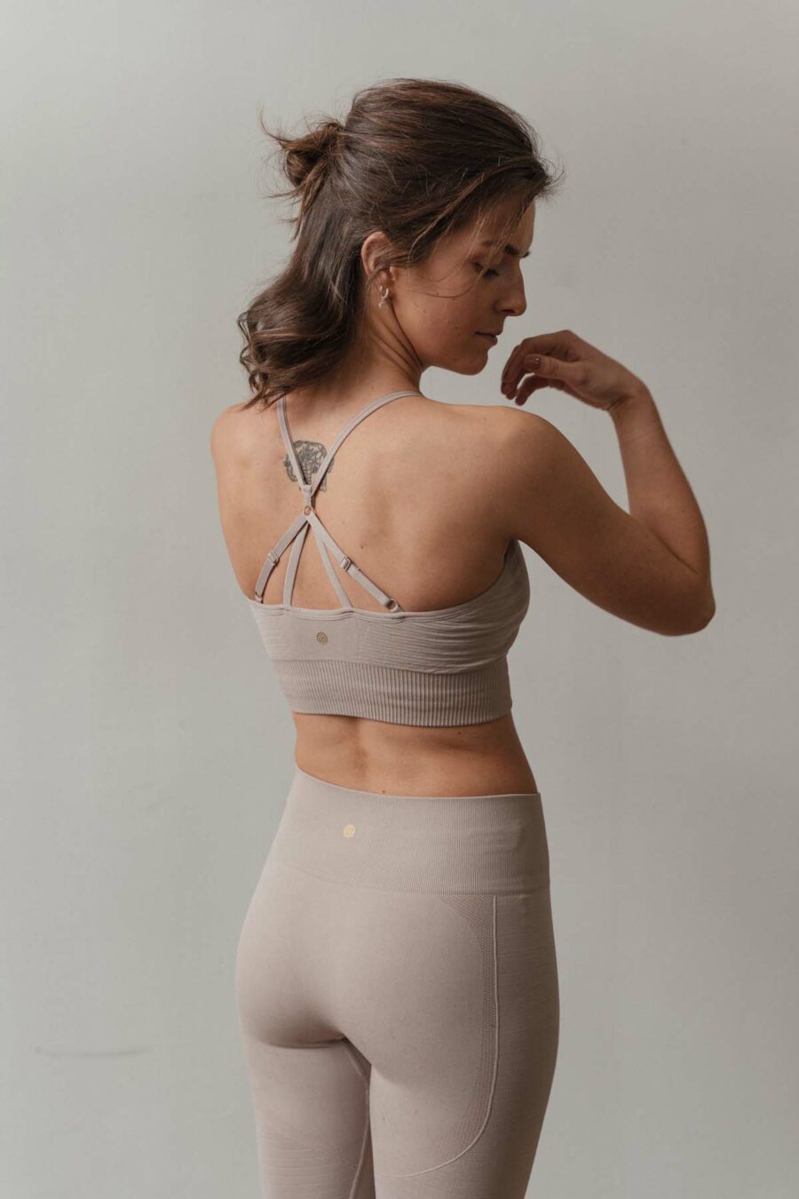 Athlecia Foan Sports Bra, Rose Powder - Image 5