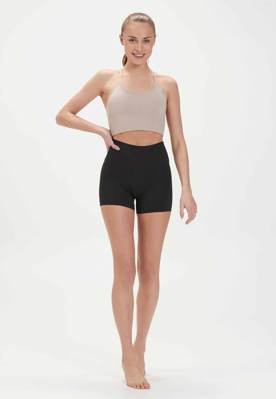 Athlecia Almy Short High Waist Tights, Black