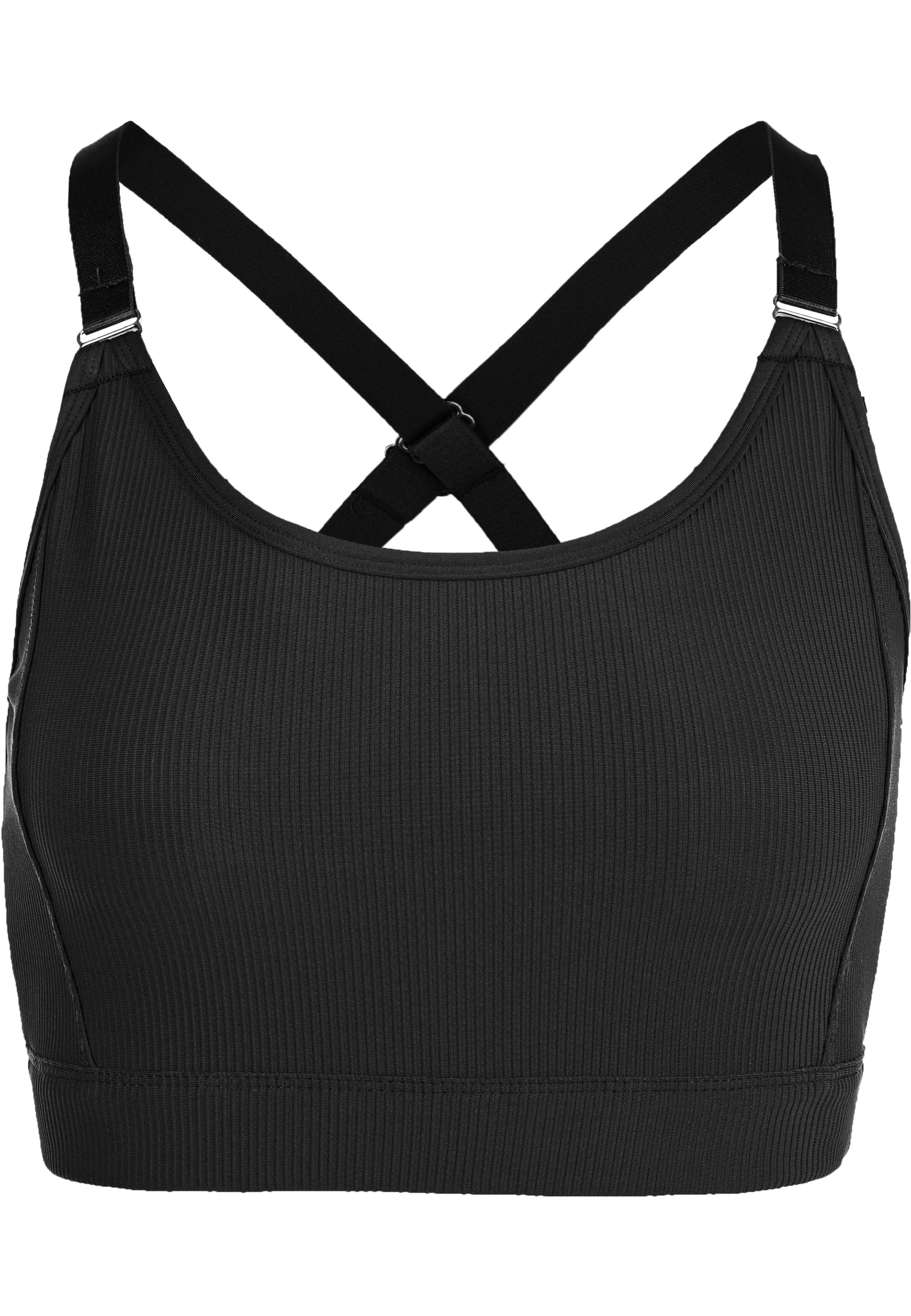 Athlecia Filucca Sports-bra, Black - Image 2