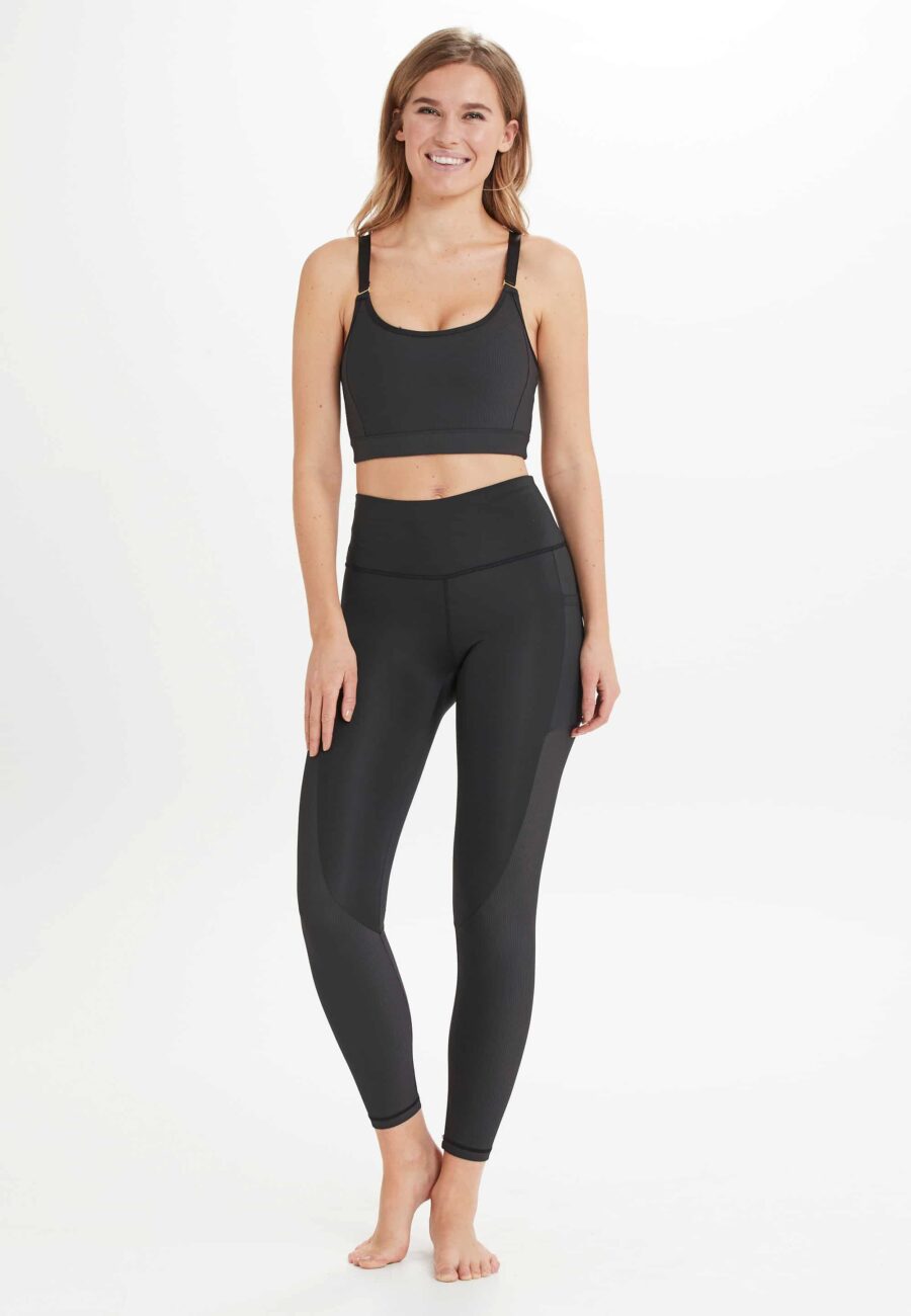 Athlecia Filucca Sports-bra, Black - Image 7