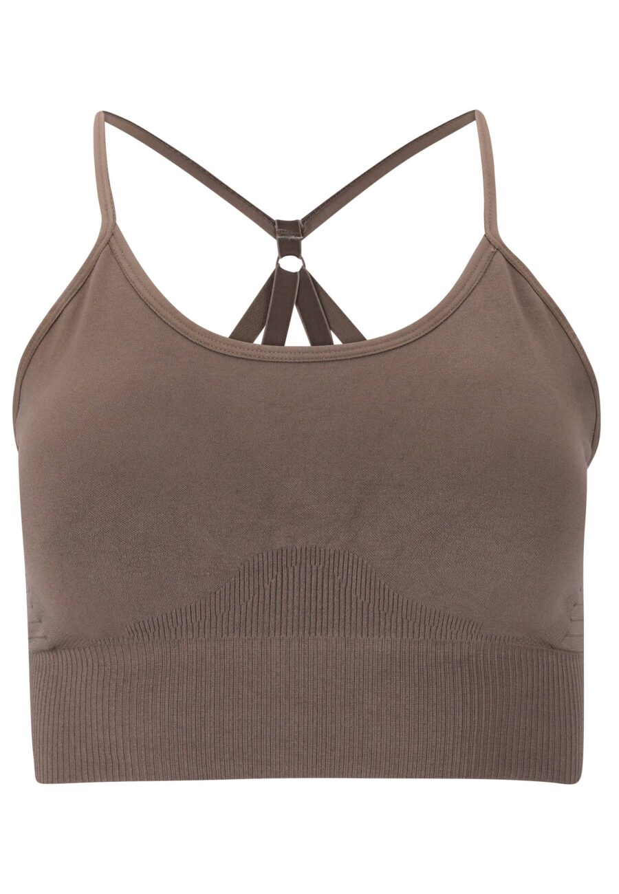 Athlecia Foan Seamless Sports Bra, Iron - Image 2