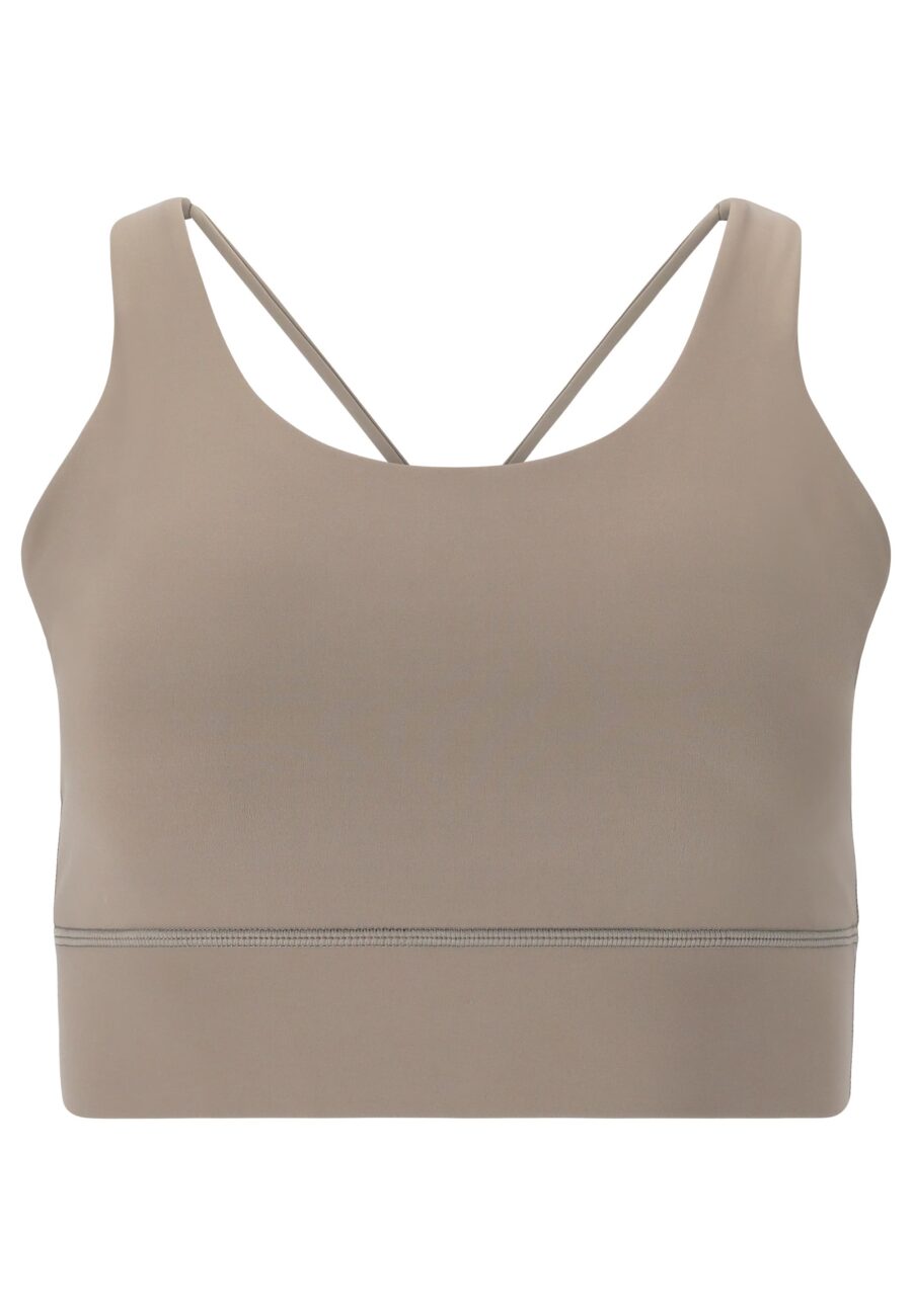 Athlecia Gaby Sports-bra, Driftwood - Image 2