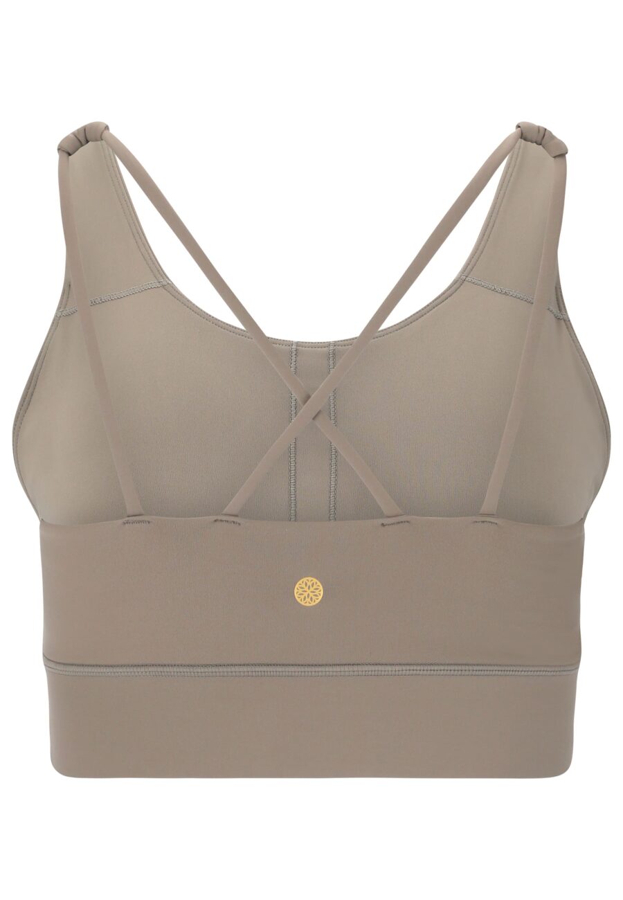 Athlecia Gaby Sports-bra, Driftwood - Image 3
