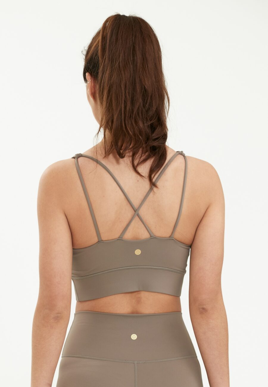Athlecia Gaby Sports-bra, Driftwood - Image 9