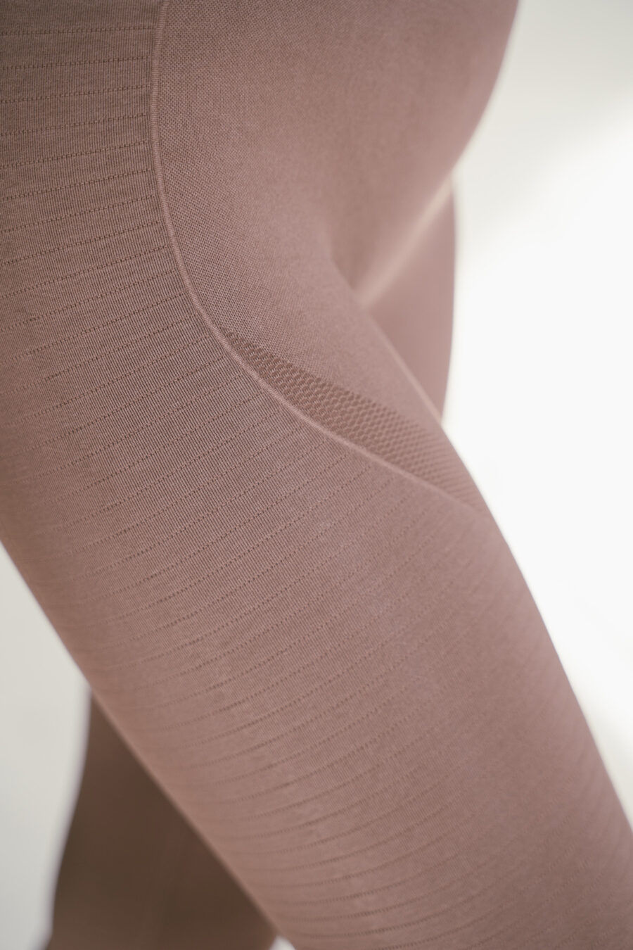 Athlecia Nagar Seamless High Waist Leggings, Burnt Rose - Image 7