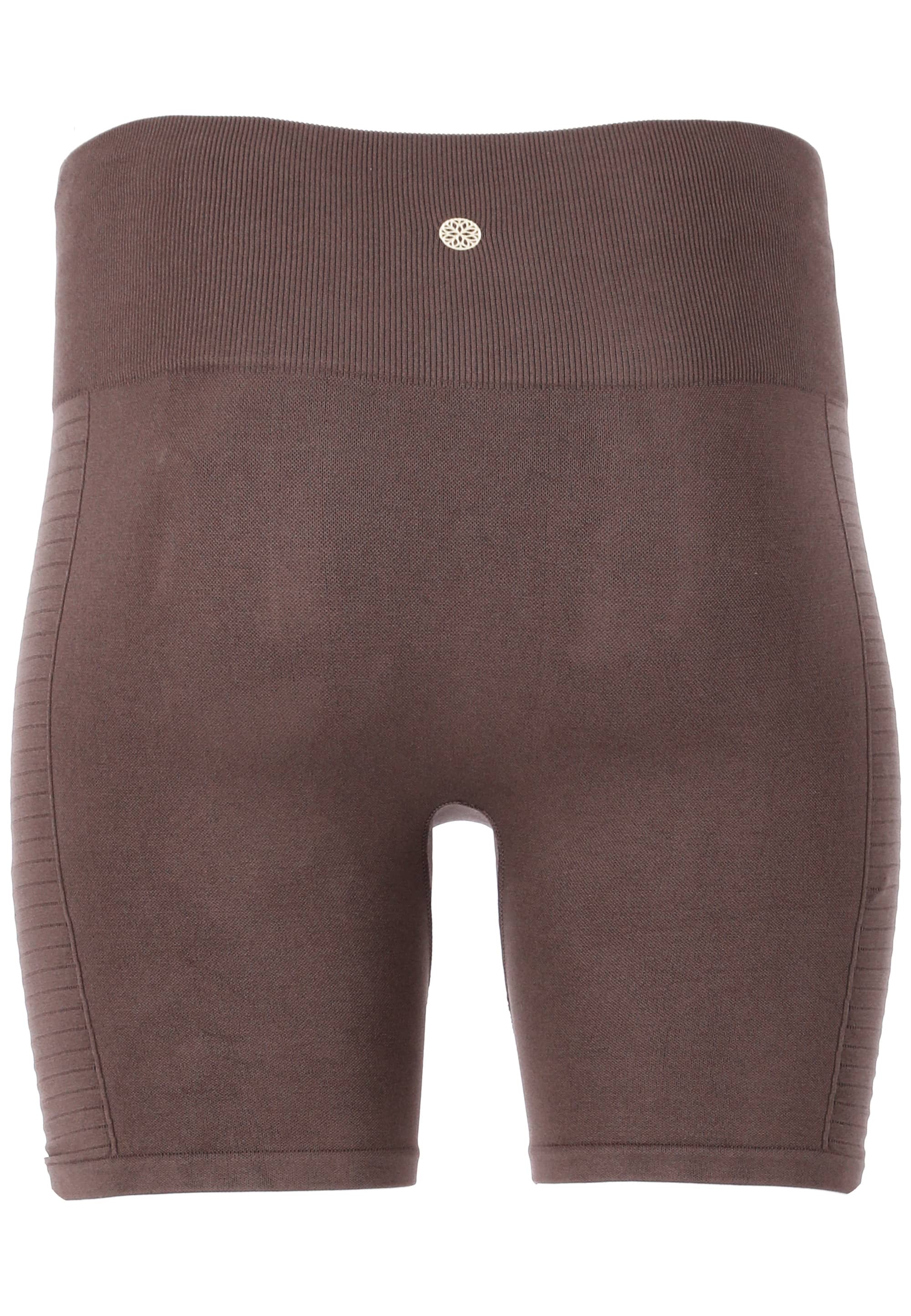 Athlecia Nagar High Waist Biker Shorts, Deap Taupe - Image 7