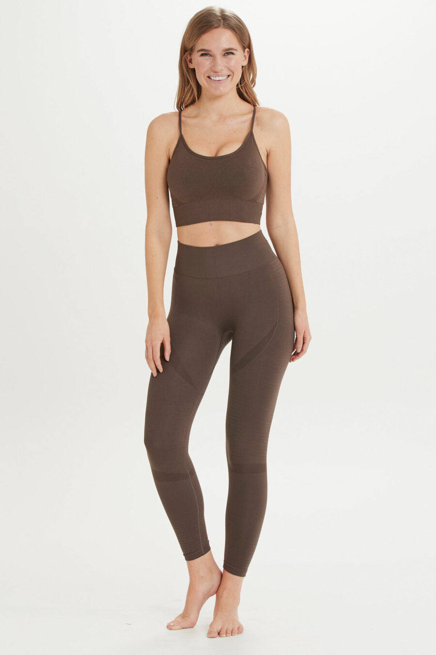 Athlecia Nagar Seamless High Waist Leggings, Bracken