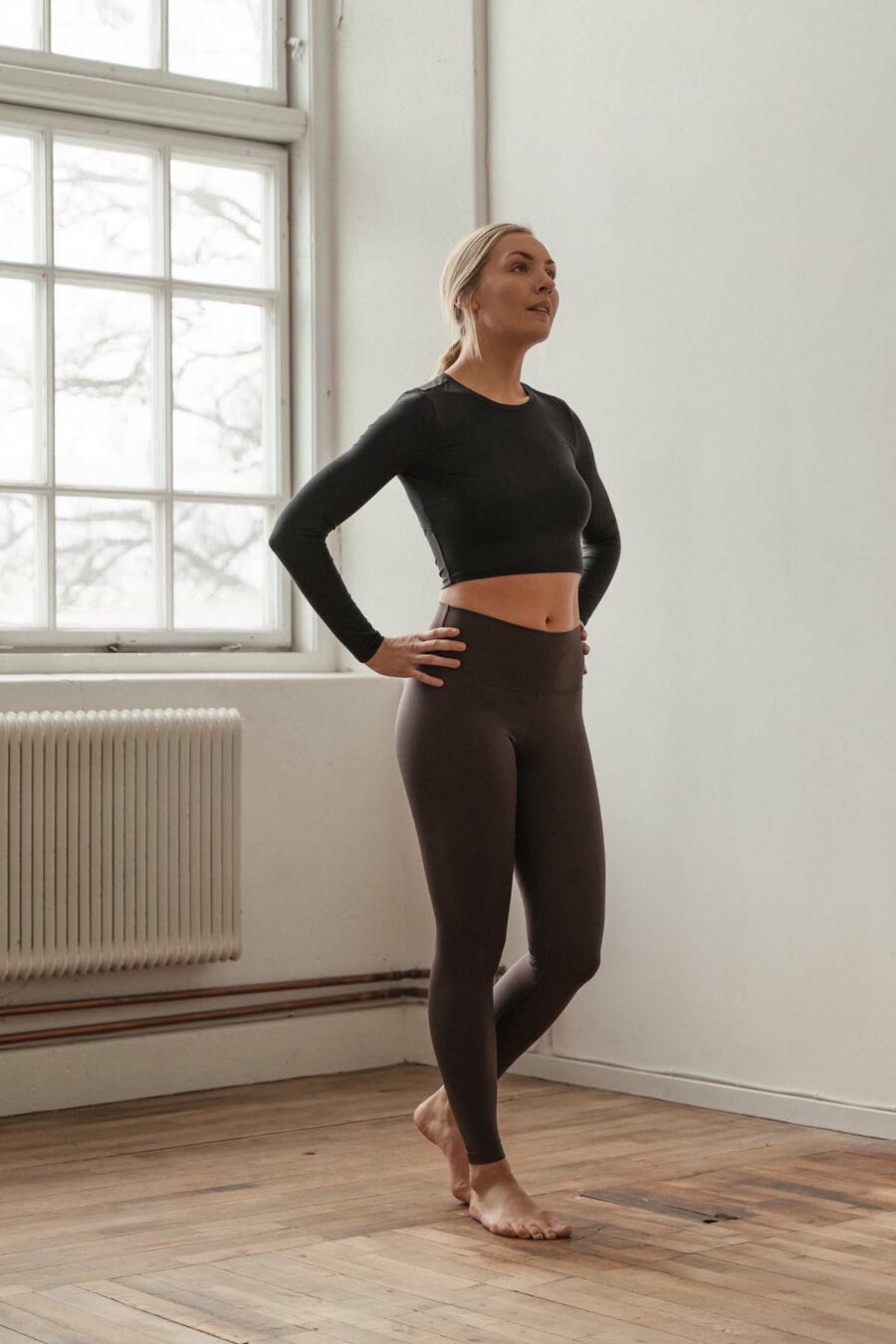 Athlecia Franz High Waist Leggings, Deep Shale