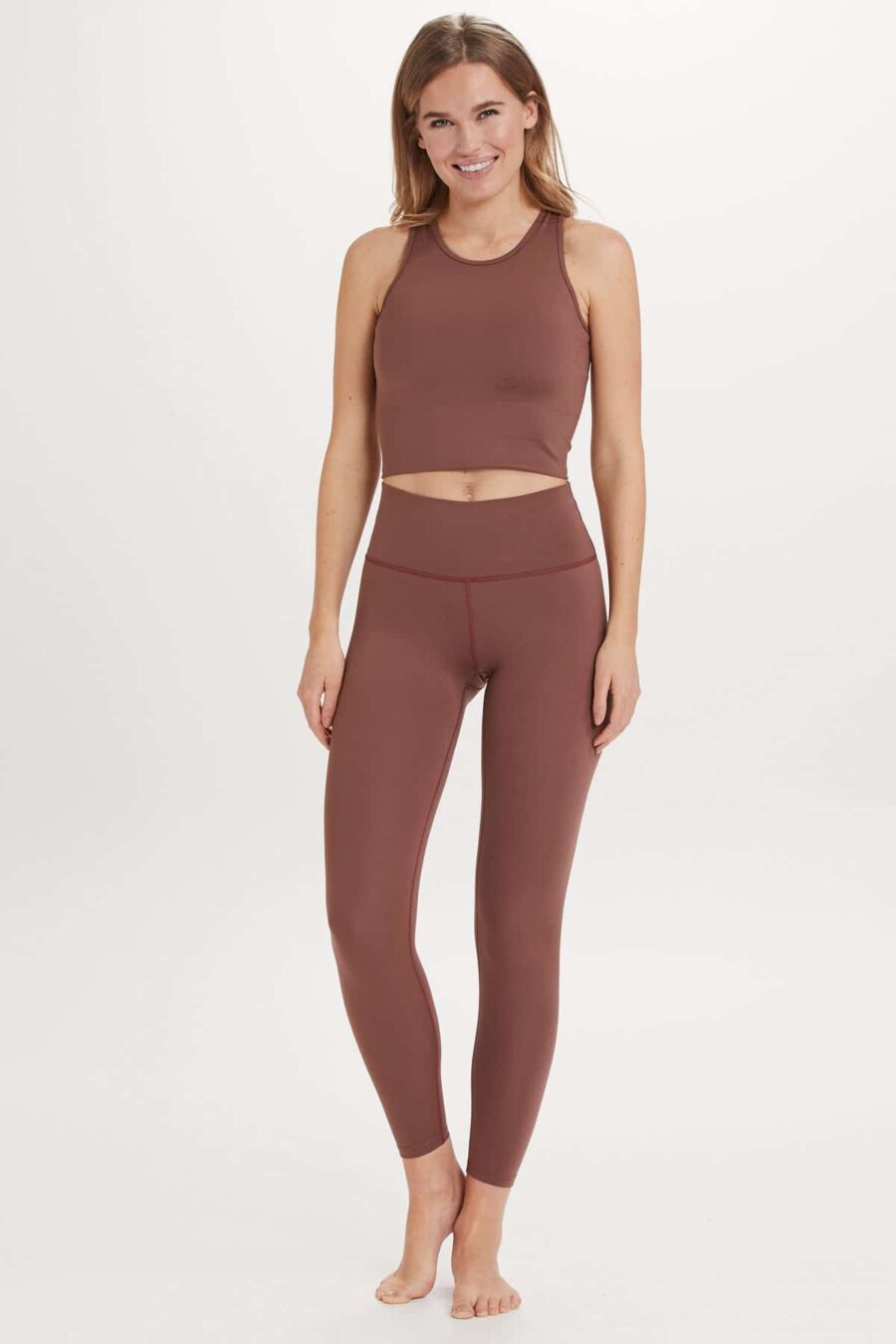 Athlecia Franz Sports Bra, Burnt Rose - Image 3