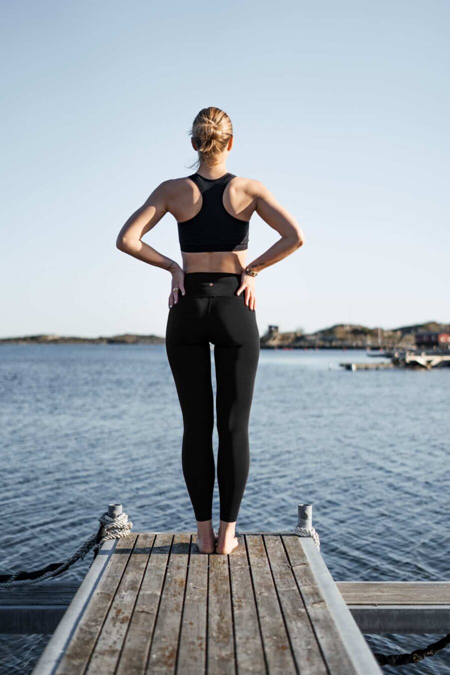 Athlecia Franz High Waist Leggings, Black - Image 4