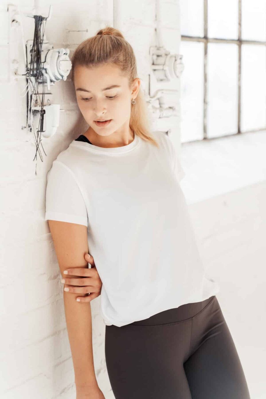 Athlecia Julee Seamless T-Shirt, White - Image 6
