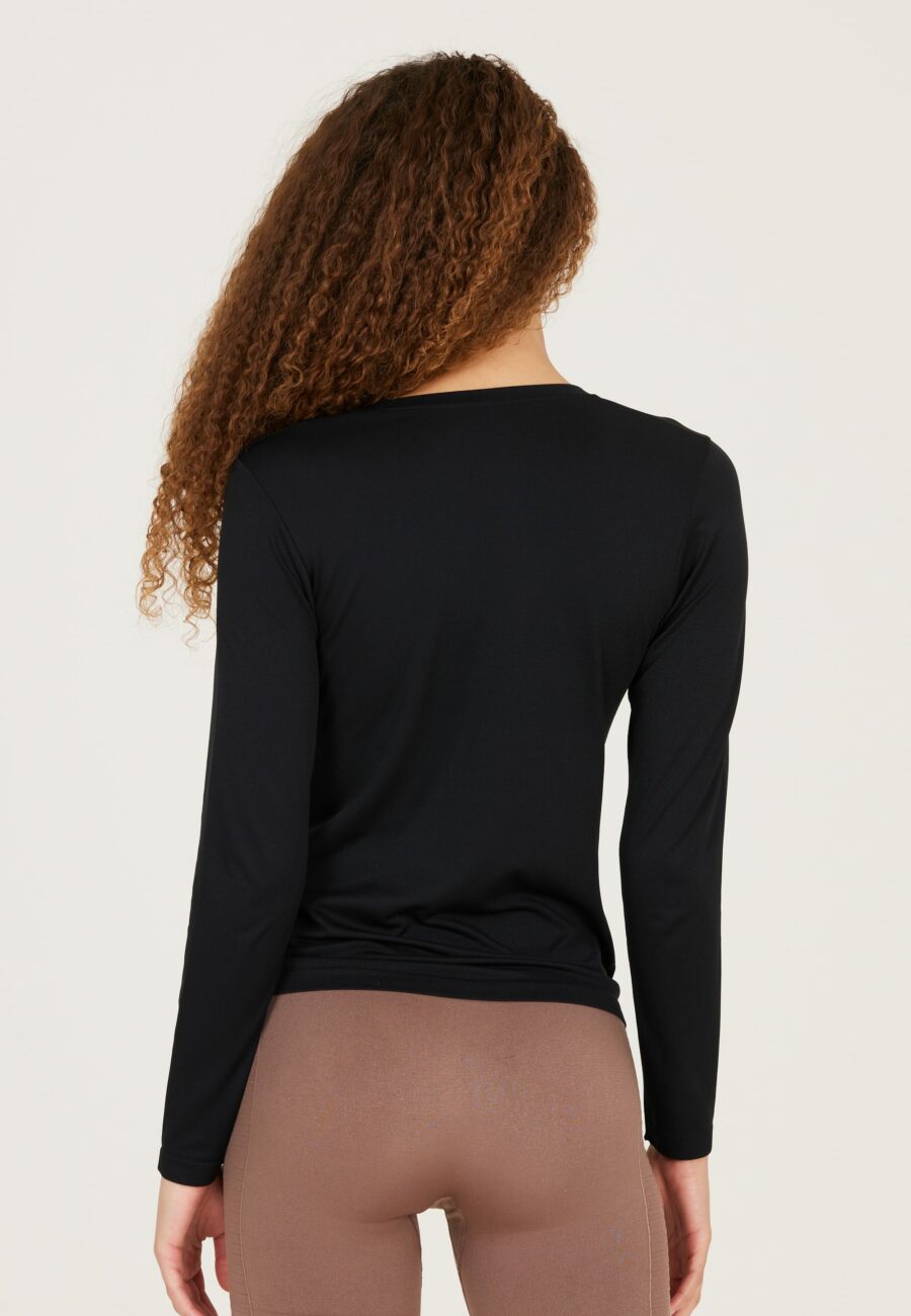 Athlecia Julee Loose Fit Long Sleeve Tee, Black - Image 9