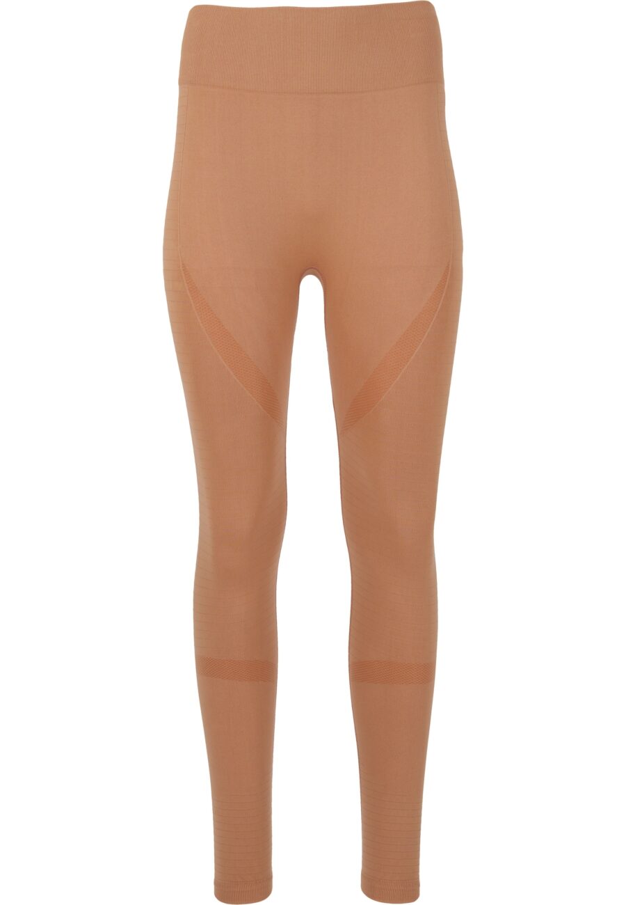 Athlecia Nagar Comfortable Seamless Leggings, Mocha Mousse - Image 8