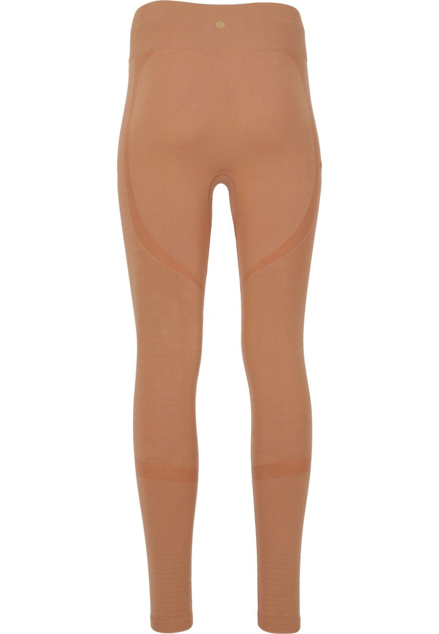 Athlecia Nagar Comfortable Seamless Leggings, Mocha Mousse - Image 9