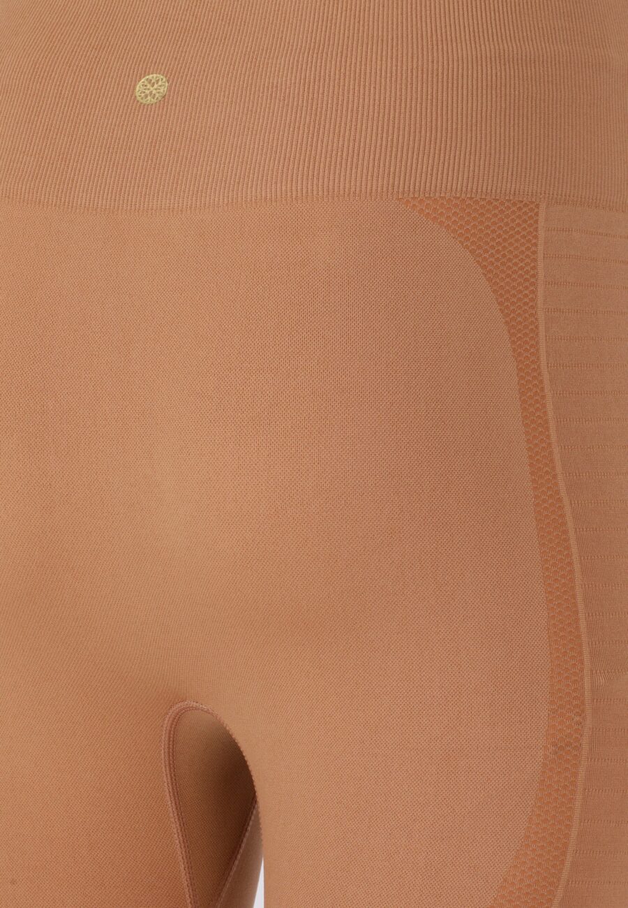 Athlecia Nagar Comfortable Seamless Leggings, Mocha Mousse - Image 5