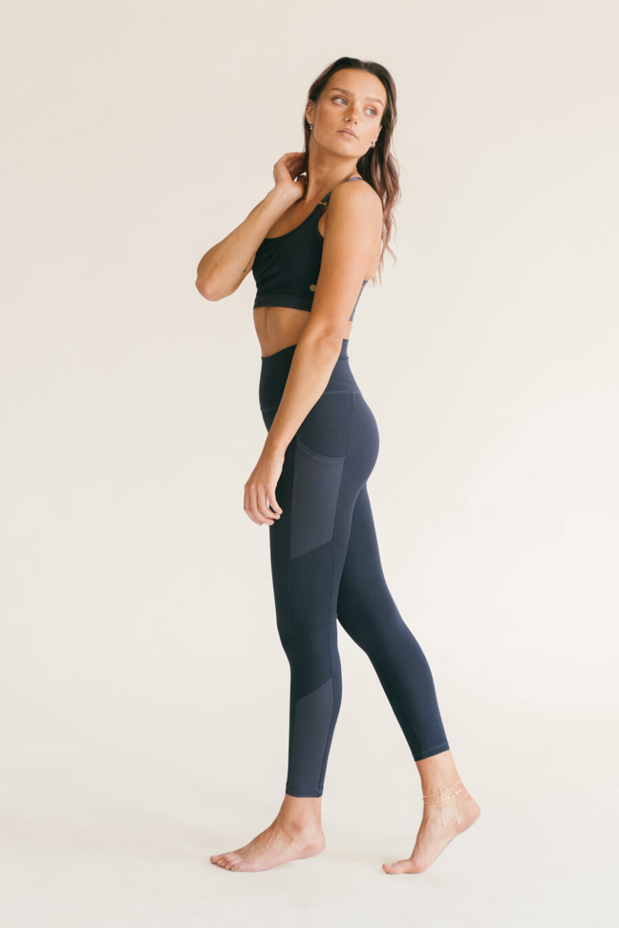Athlecia Sasha Leggings, Dark Sapphire - Image 3