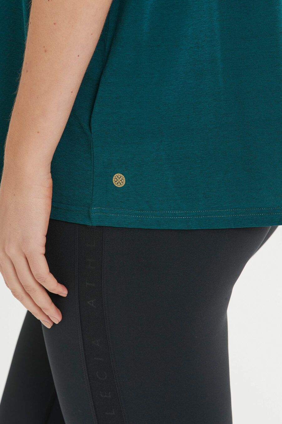 Athlecia Lizzy T-Shirt, Marble Green - Image 4