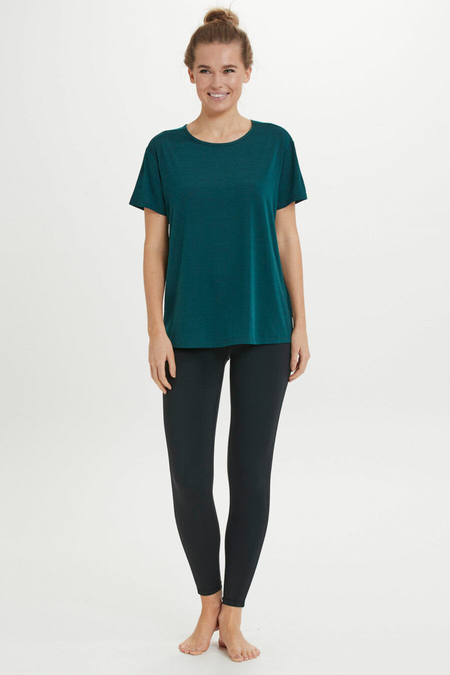 Athlecia Lizzy T-Shirt, Marble Green - Image 2