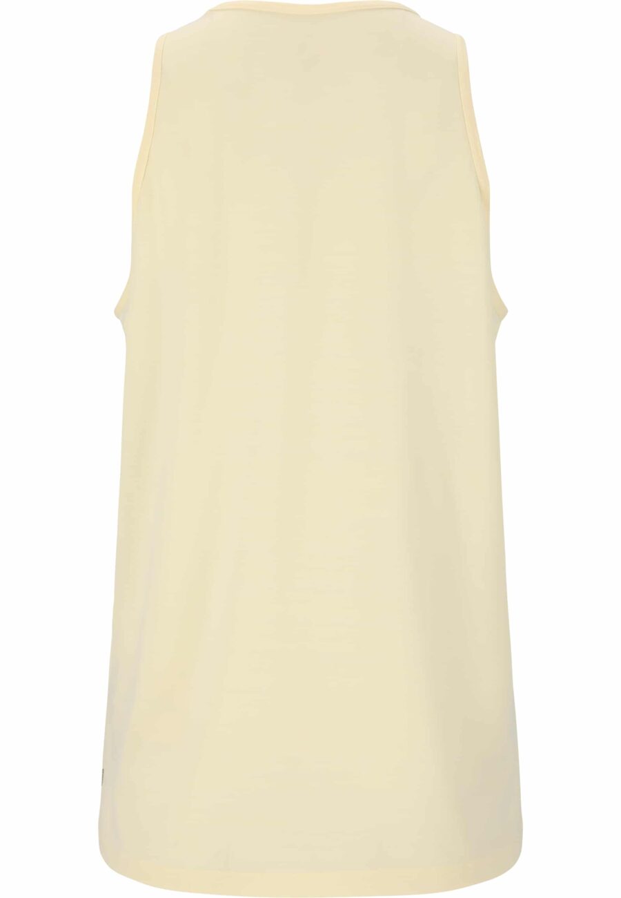 Athlecia Mota Soft Stretch Sports Top, Lemon Icing - Image 3