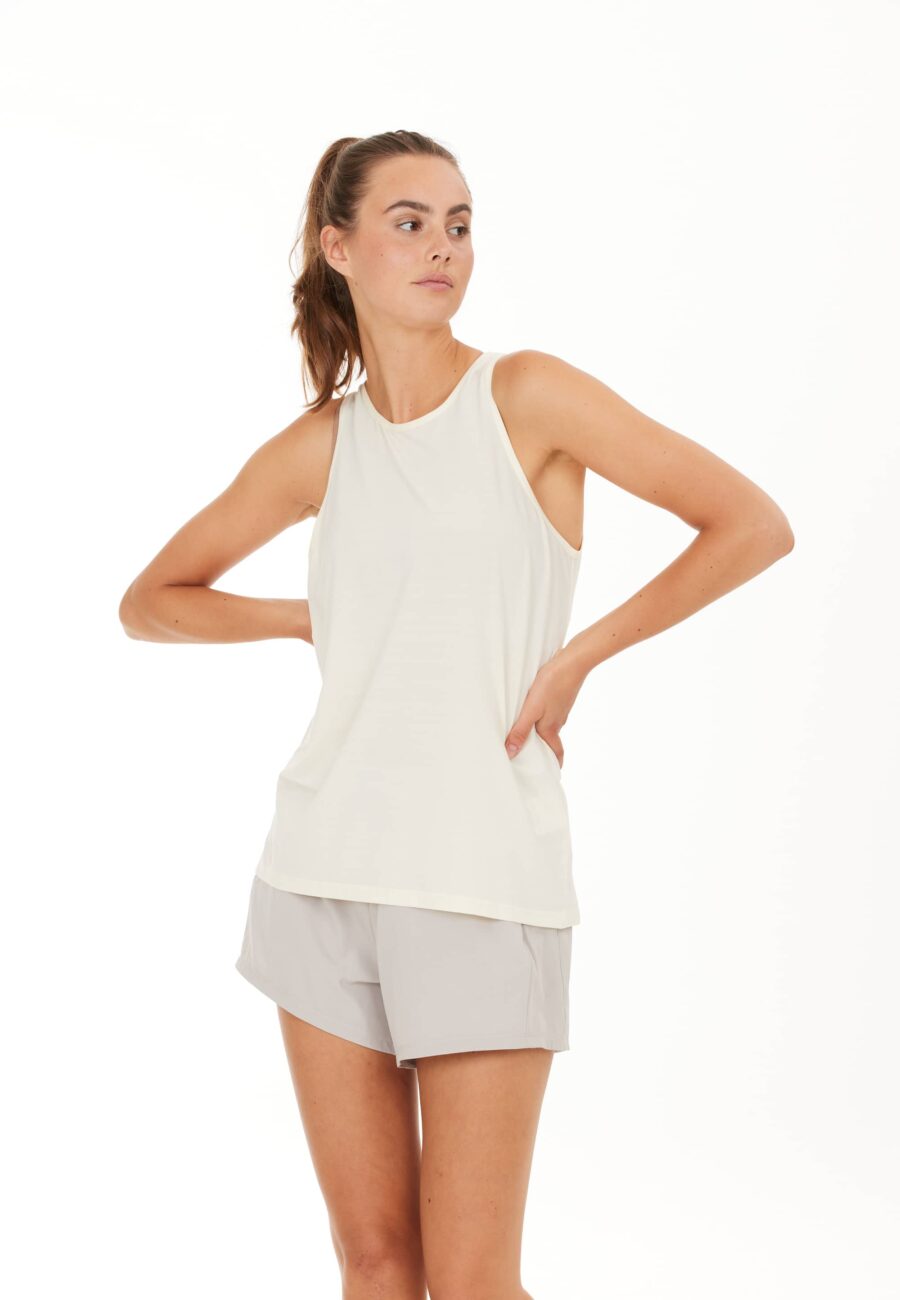 Athlecia Mota Soft Stretch Sports Top, Lemon Icing
