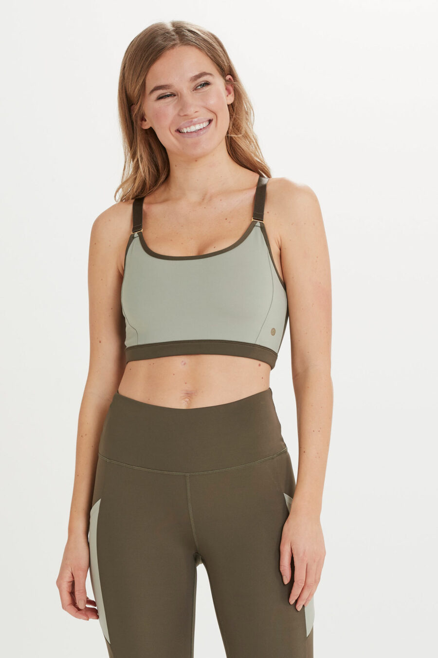Athlecia Sasha Sports Bra, Olive
