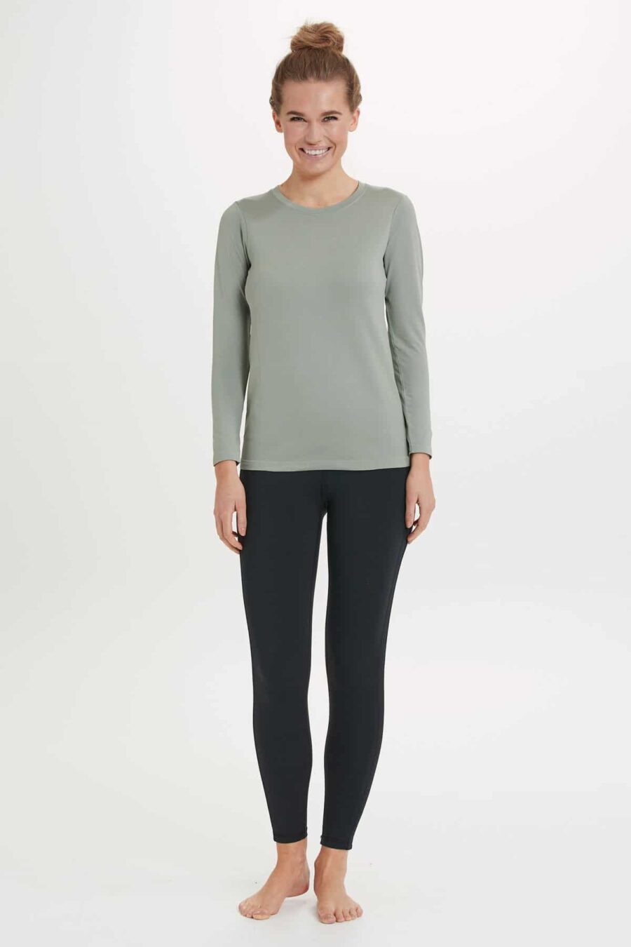 Athlecia Julee Long-Sleeved T-Shirt, Shadow - Image 4